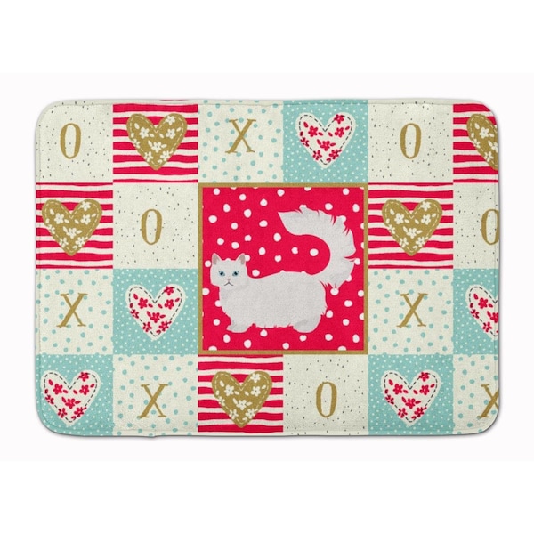 Carolines Treasures 19 x 27 in. Napoleon No.1 Cat Love Machine Washable Memory Foam Mat CK5653RUG - main